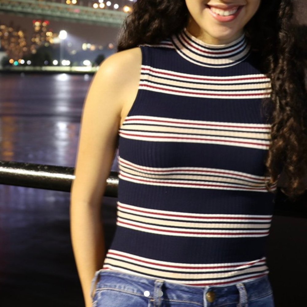 Striped Bodysuit